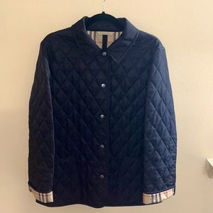 Burberry Quilted Black Coat